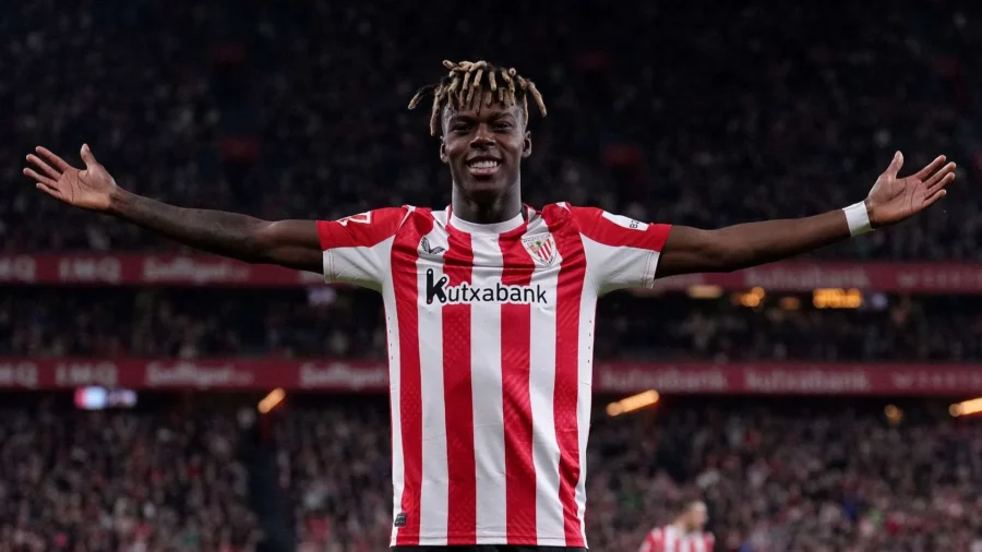 نيكو ويليامز لاعب نادي أتلتيك بلباو الإسباني