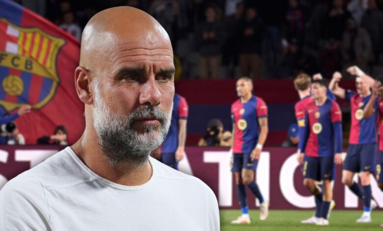 بأمر من غوارديولا .. مانشستر سيتي يستعد لدفع 50 مليون يورو من أجل نجم برشلونة