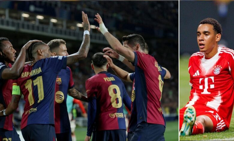 بايرن ميونخ يريد التعاقد مع نجم برشلونة تعويض لغياب حمال موسيالا