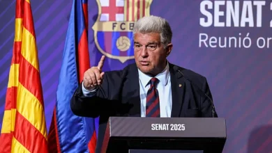 خوان لابورتا رئيس نادي برشلونة