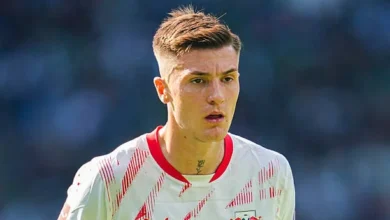 benjamin sesko of rb leipzig loo 1 ريو فرديناند يُحذر مانشستر يونايتد من التعاقد مع بنجامين سيسكو