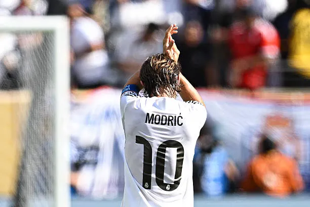 لوكا مودريتش لاعب ريال مدريد الإسباني