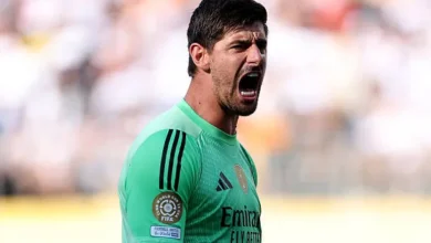 تيبو كورتوا حارس مرمى ريال مدريد