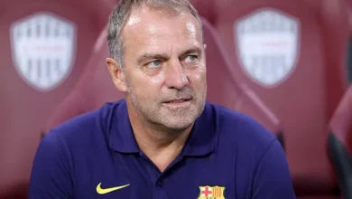 هانز فليك مدرب برشلونة