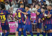 kobe japan pedro fernandez of ba مفاجأة .. نجم الدفاع يُهدد بالرحيل من برشلونة