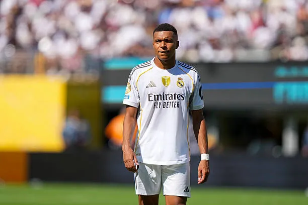 كيليان مبابي من مباراة باريس سان جيرمان وريال مدريد