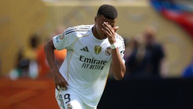 كيليان مبابي لاعب ريال مدريد