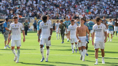 لاعبي ريال مدريد الإسباني