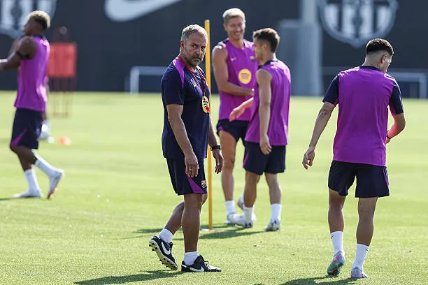 هانز فليك مدرب برشلونة