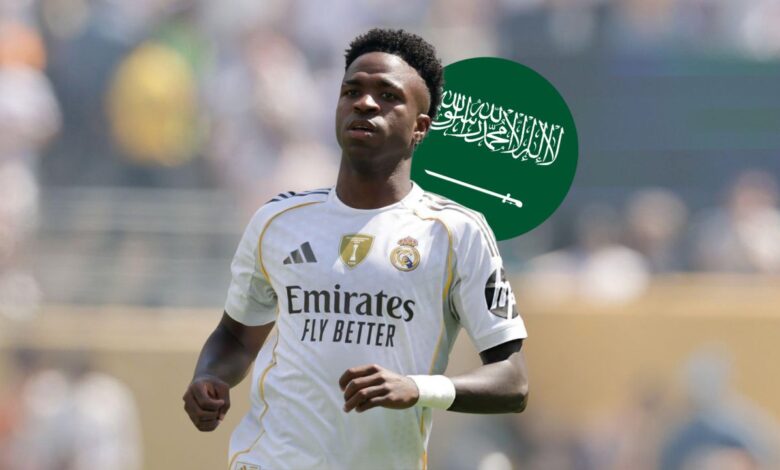 vinijr قنبلة الميركاتو.. السعودية تعرض أعلى صفقة بتاريخ كرة القدم لضم فينيسيوس من ريال مدريد!
