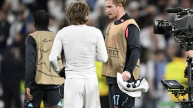 دي بروين يوجه رسالة غير متوقعة للكرواتي مودريتش