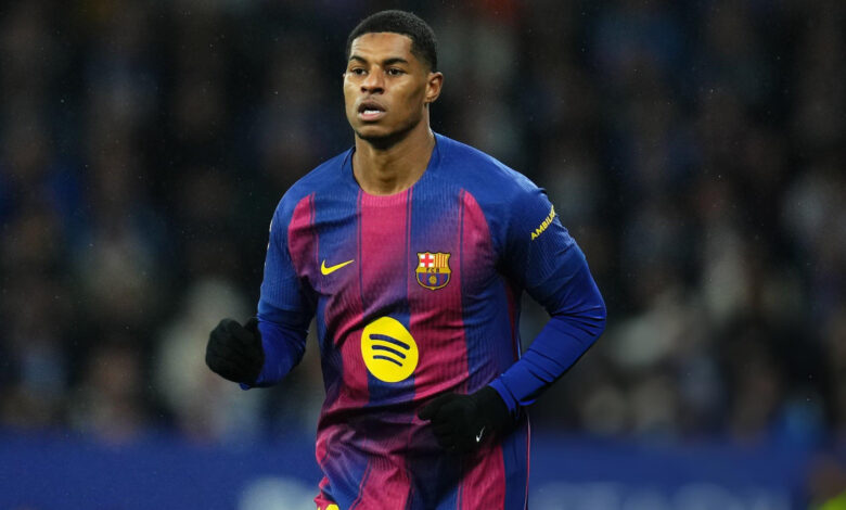 راشفورد لاعب برشلونة