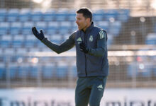 تشابي ألونسو في التدريبات