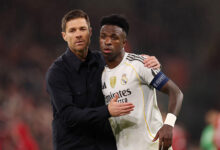 تشابي ألونسو مع فينيسيوس جونيور