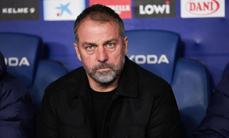 هانز فليك مدرب نادي برشلونة